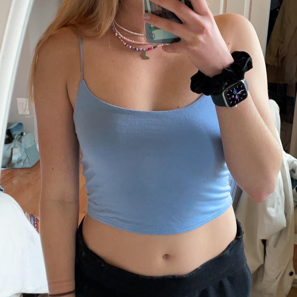 PacSun Basic Blue Tank Top
